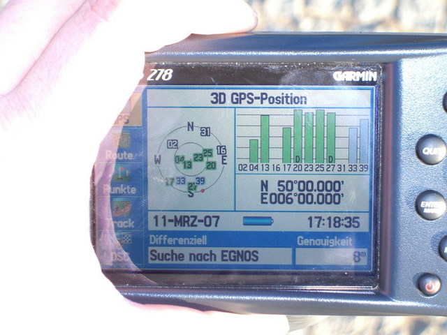 The GPS receiver / Der GPS Empfänger