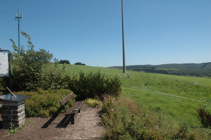 The view east from the CP