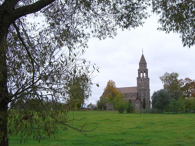 Church before reaching point