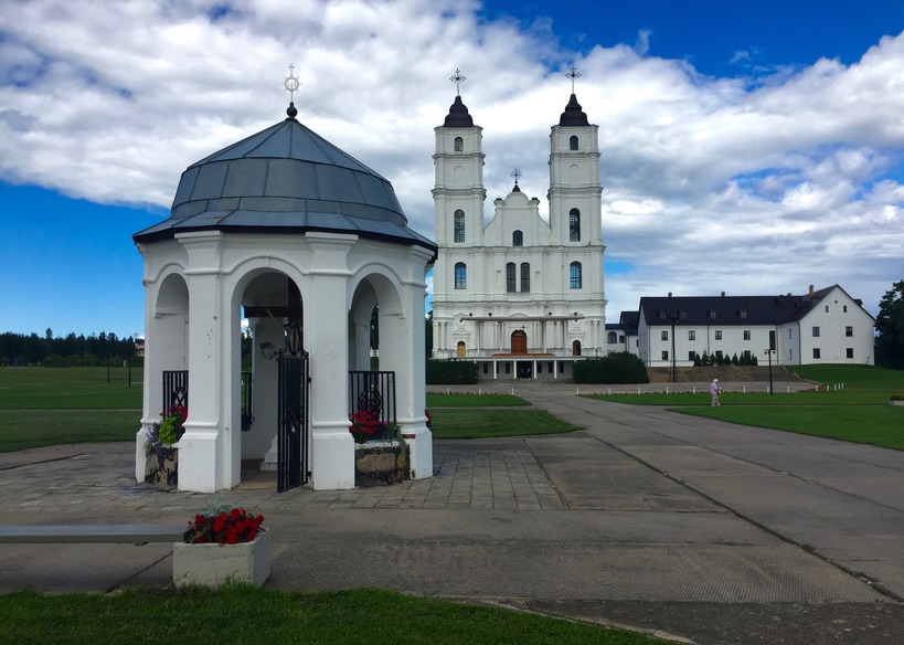 The Basilica of the Assumption, in the nearby town of Aglona