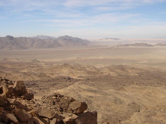 A view of Libya to the West.