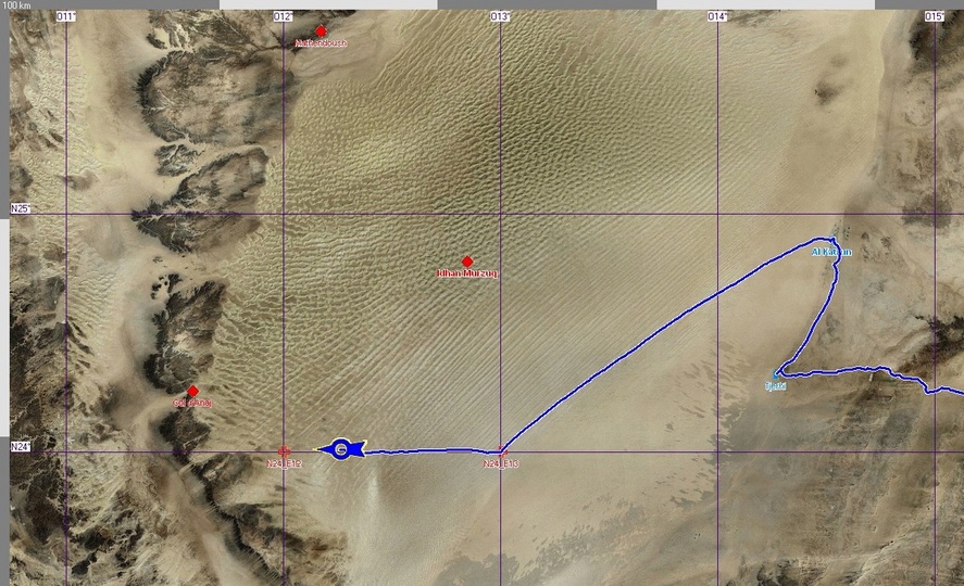 Approach with satellite map navigation (Source: MS Virtual Earth)