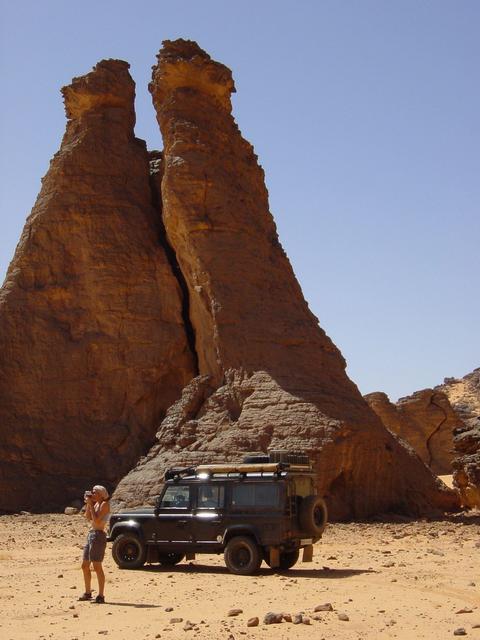 Giant rocks in the Akākus mountains