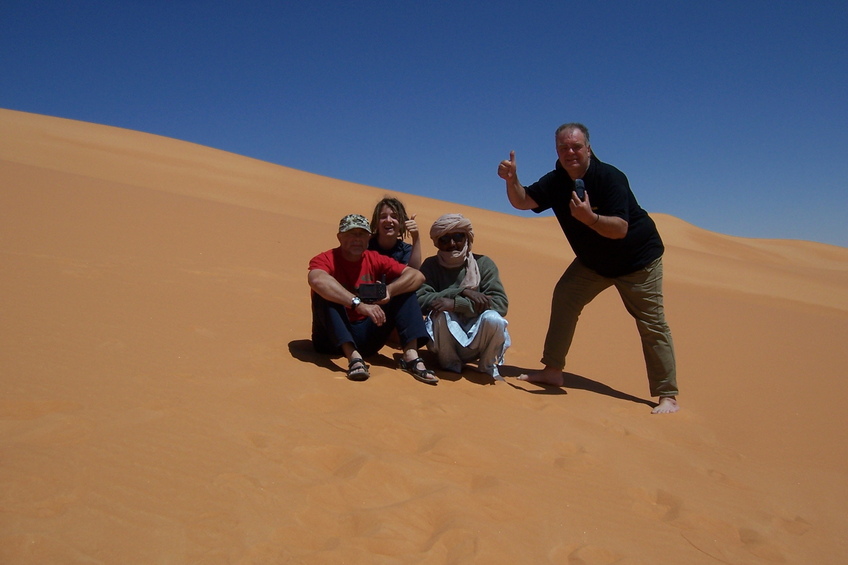 The visiting team on the confluence point