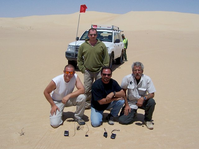 (L-R kneeling) Andy Mattingley, Wayne Smith, Rex Rediker, (Standing) Paul Henry