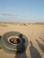 #2: Looking east from site over more debris