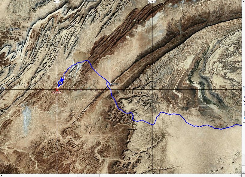 Sat map used for navigation