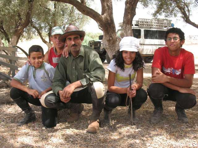 Housain with his riding students