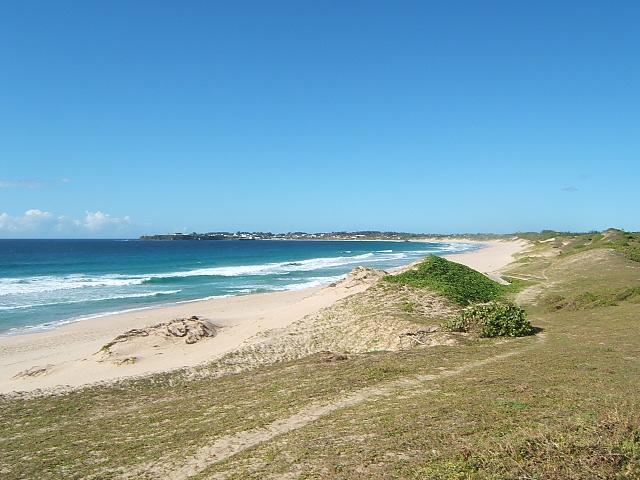 Looking south towards Fort Dauphin