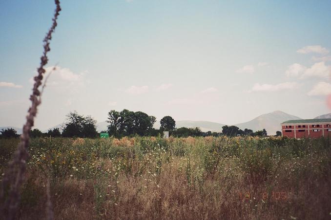 from the confluence looking in direction to skopje