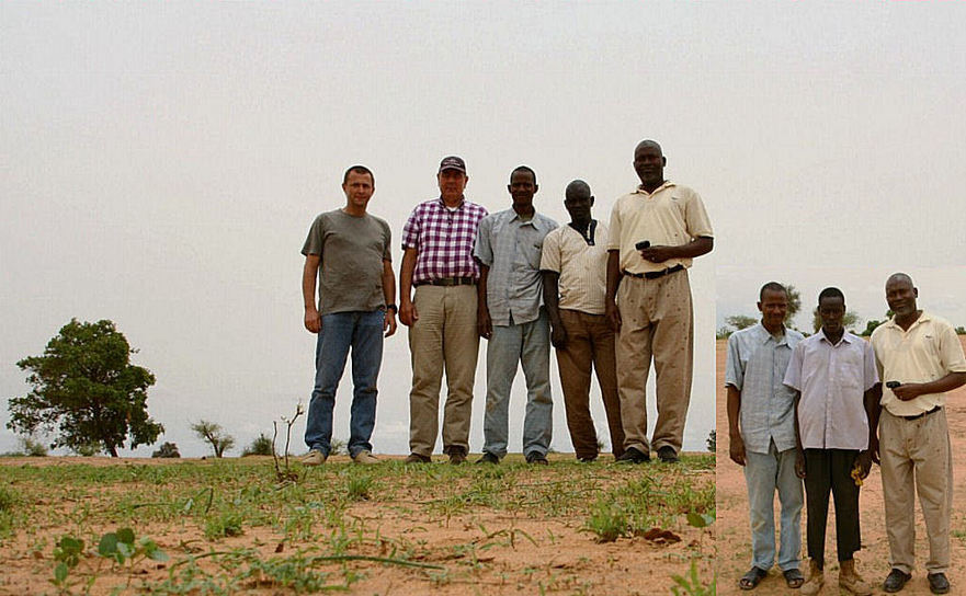 Jean-Luc, Harm-Jan, Fousseini, Sekh, Mamadou and Harouna