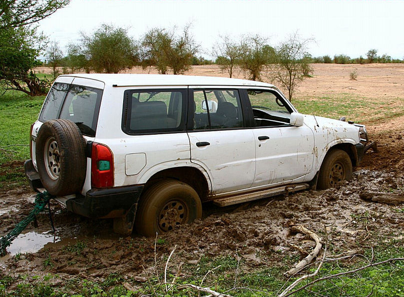 One of our cars having some trouble...