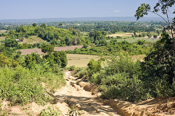 Distant view on Tha Yet Taw Village