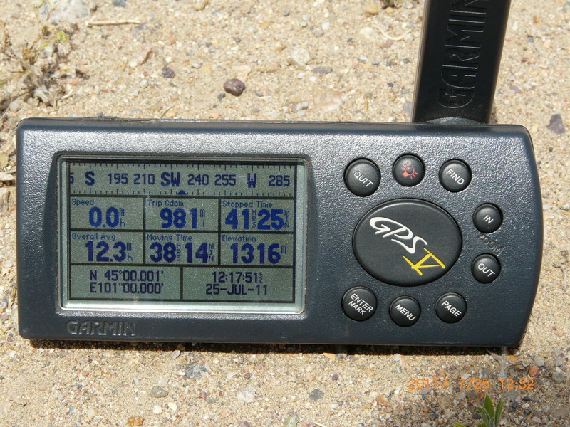 GPS reading