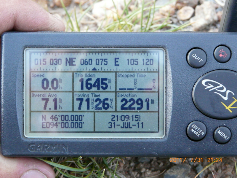 GPS reading