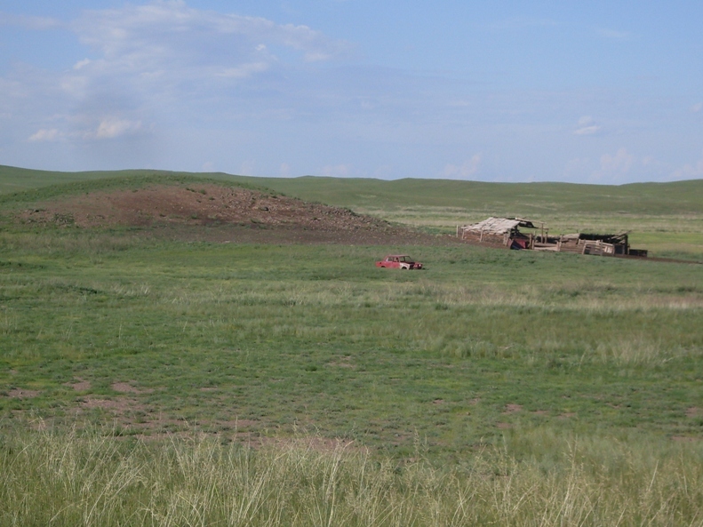 Abandoned building to the north-west