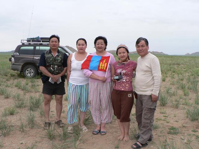 Family photo at the point.