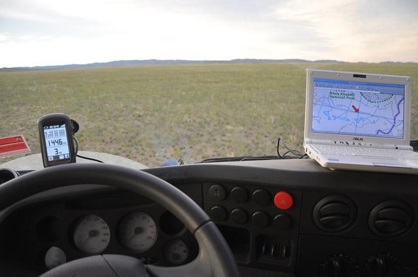 View of the cockpit