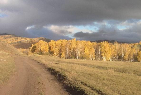 Autumn colours on way to point