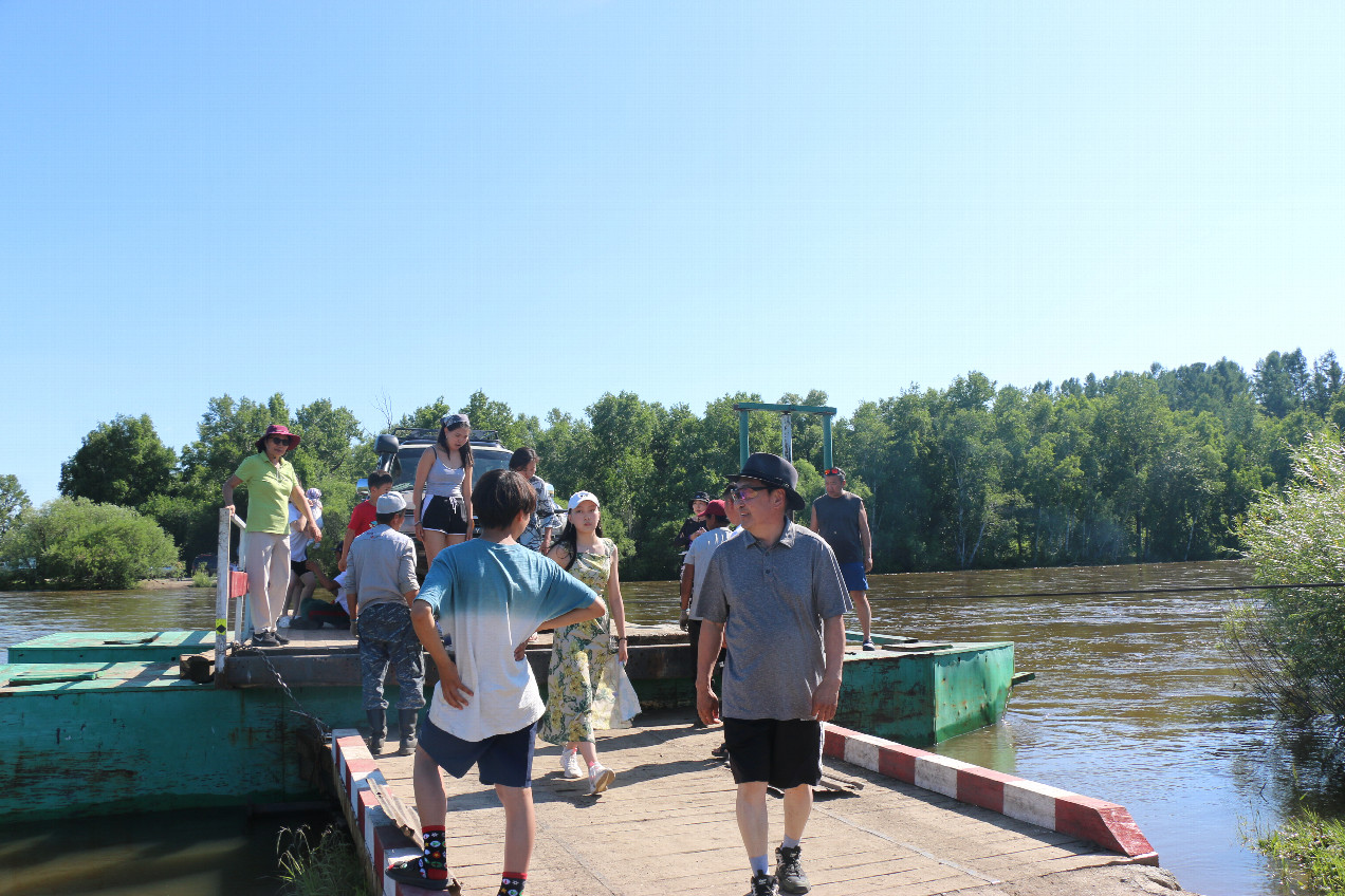 Raft on Balj river