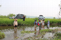 #7: Team members in the Duch river