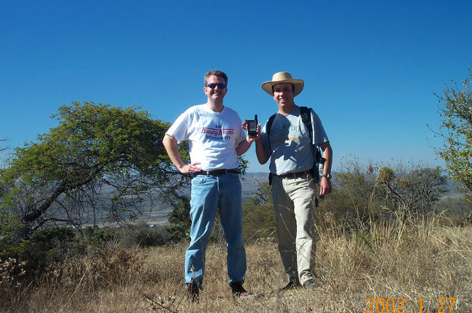 Ed and Antonio Standing in the Cowfluence