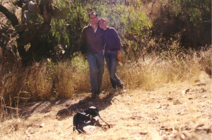 Alicia and me at the Confluence Site