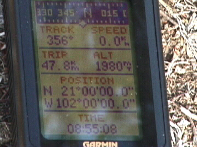 GPS reading