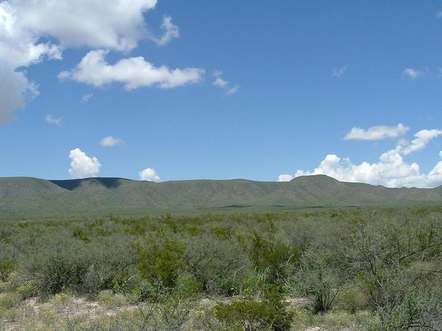 At confluence looking North