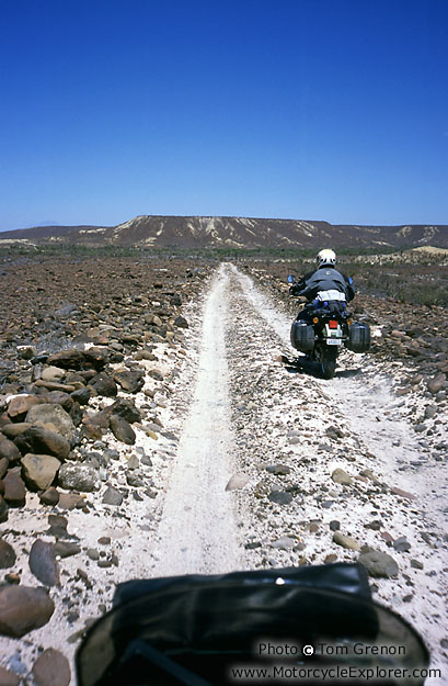 Minor track approaching confluence