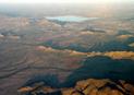 #8: Photo of the general area of the confluence taken from an Airbus 320 on route to Mexico City one month before visiting the site