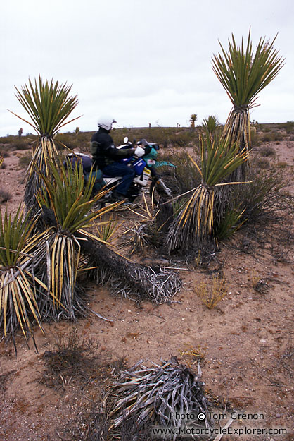 Riding overland near confluence