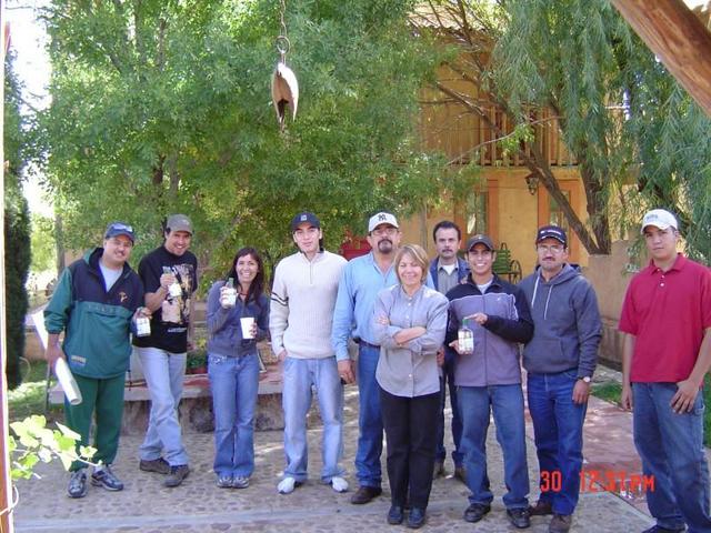 Group pic with Janos' ex-major and his wife.