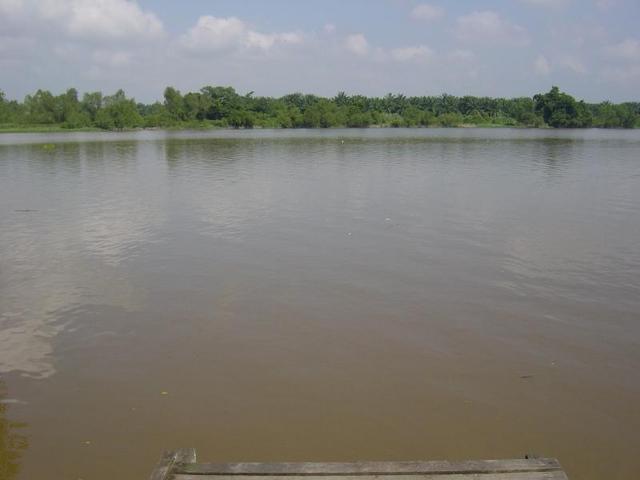 Confluence lies 448m across the Perak River