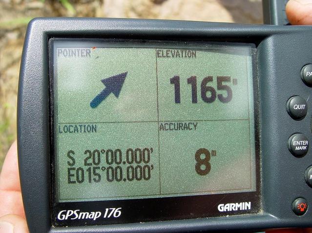 GPS reading