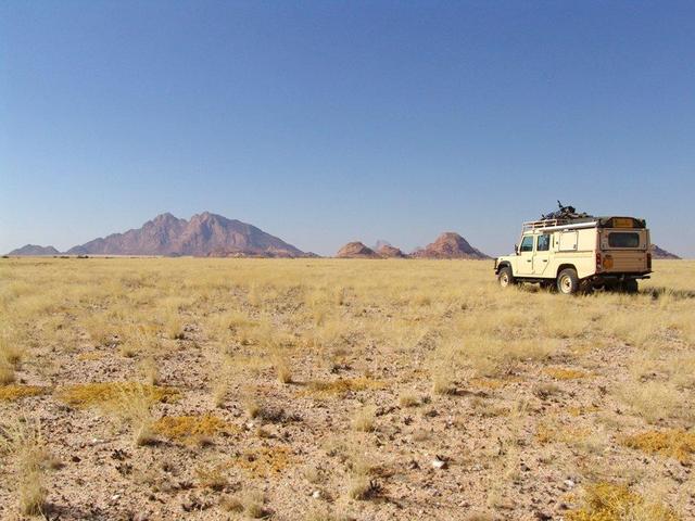 Driving towards Klein Spitzkuppe