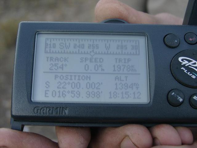 GPS screen