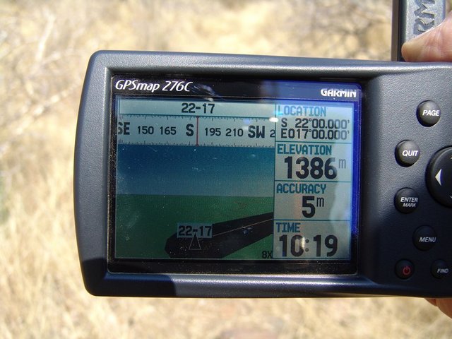 GPS reading