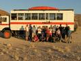 #6: The Dragoman adventure travellers and crew before heading out to the confluence point