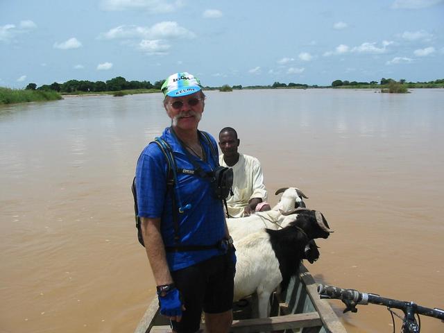 Crossing the river Gongola