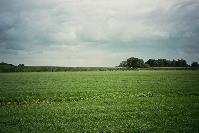 View from the confluence towards E - road N785