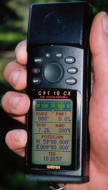 GPS reading at the confluence