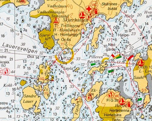 Sea chart