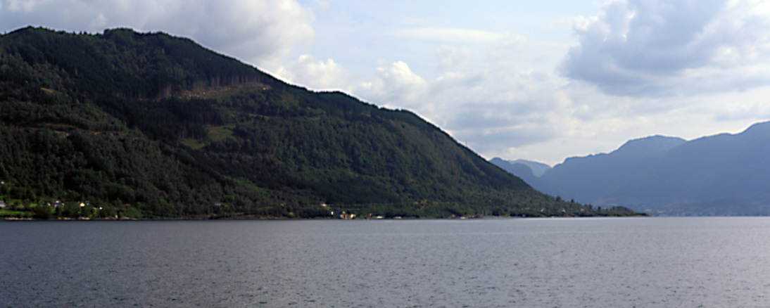 Confluence hill seen from the ferry