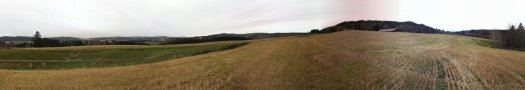 #1: Panoramic view of the confluence