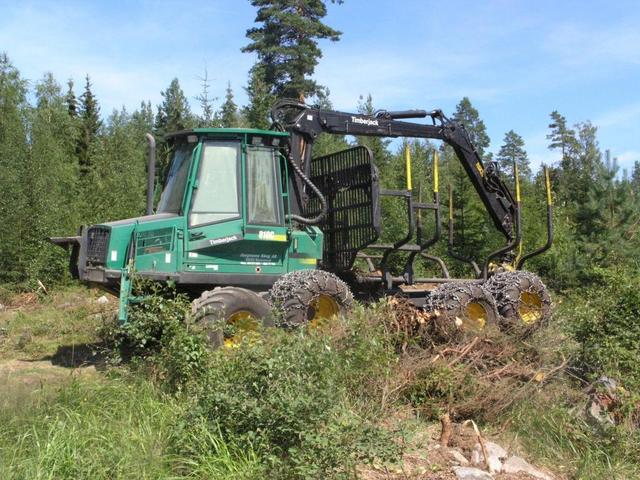 Modern tree-cutting machine