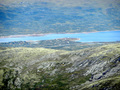 #7: Looking NE towards lake Eldrevatnet with RV52 on the south shore