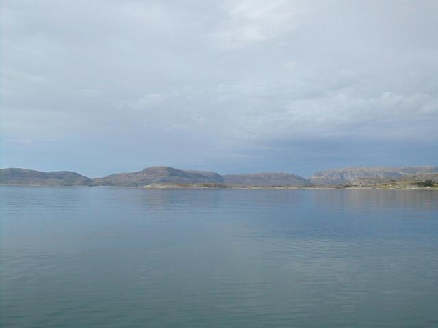 Looking north from the confluence