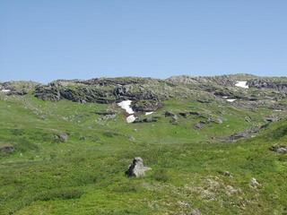 #1: looking uphill towards the confluence point