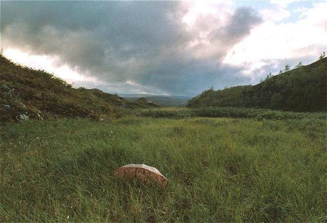 view west from the confluence